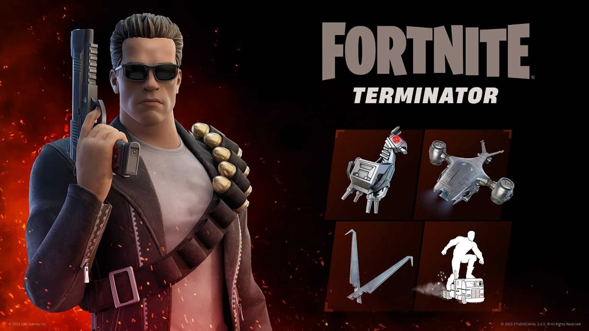 Fortnite Terminator Arnold Schwarzenegger
