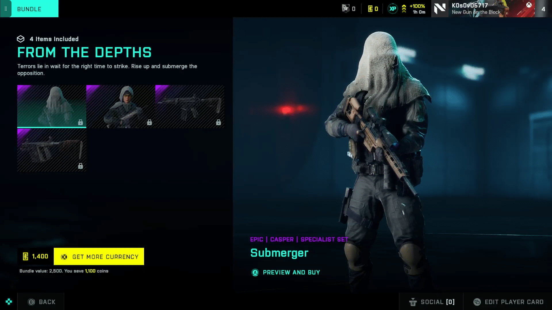 Battlefield 2042 From the Depths Store Bundle Items July 25