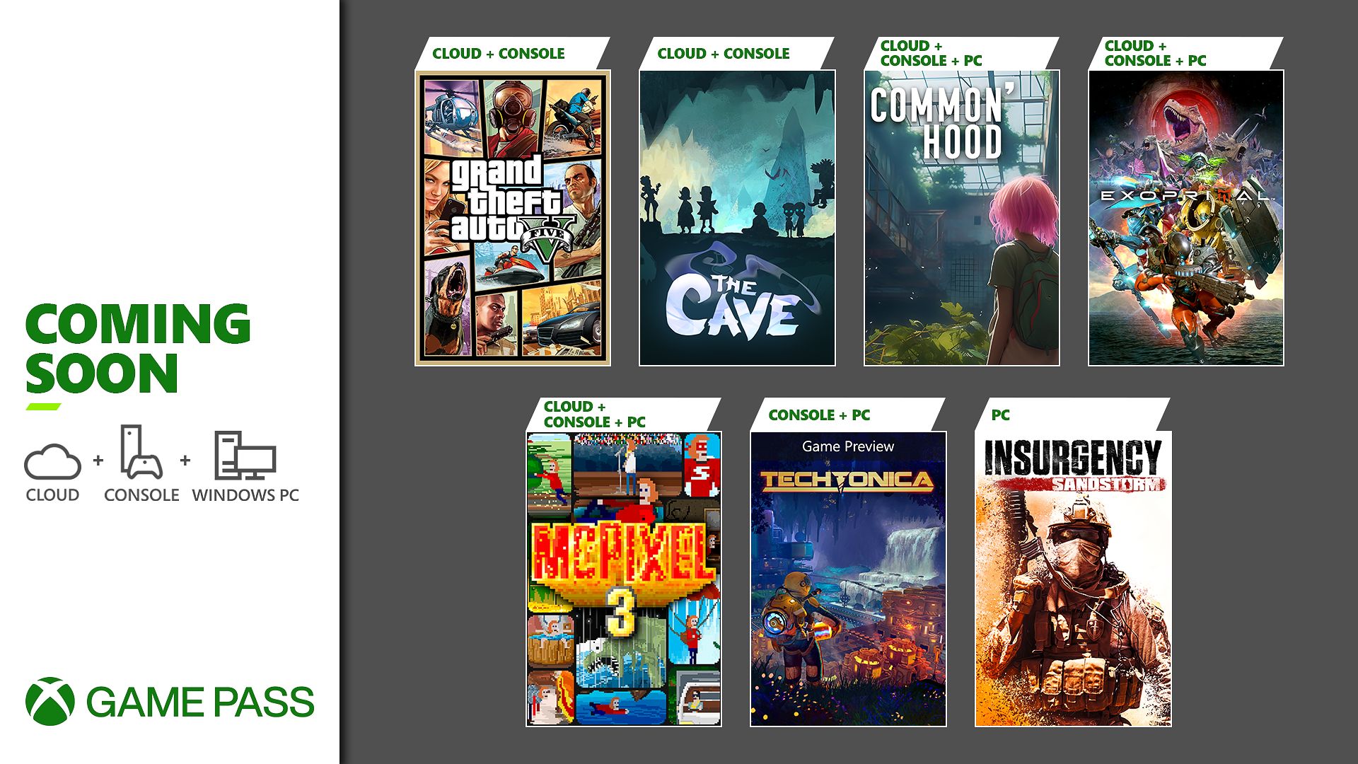 Xbox Game Pass July 2023 Games Includes GTA V, Exoprimal, Techtonica