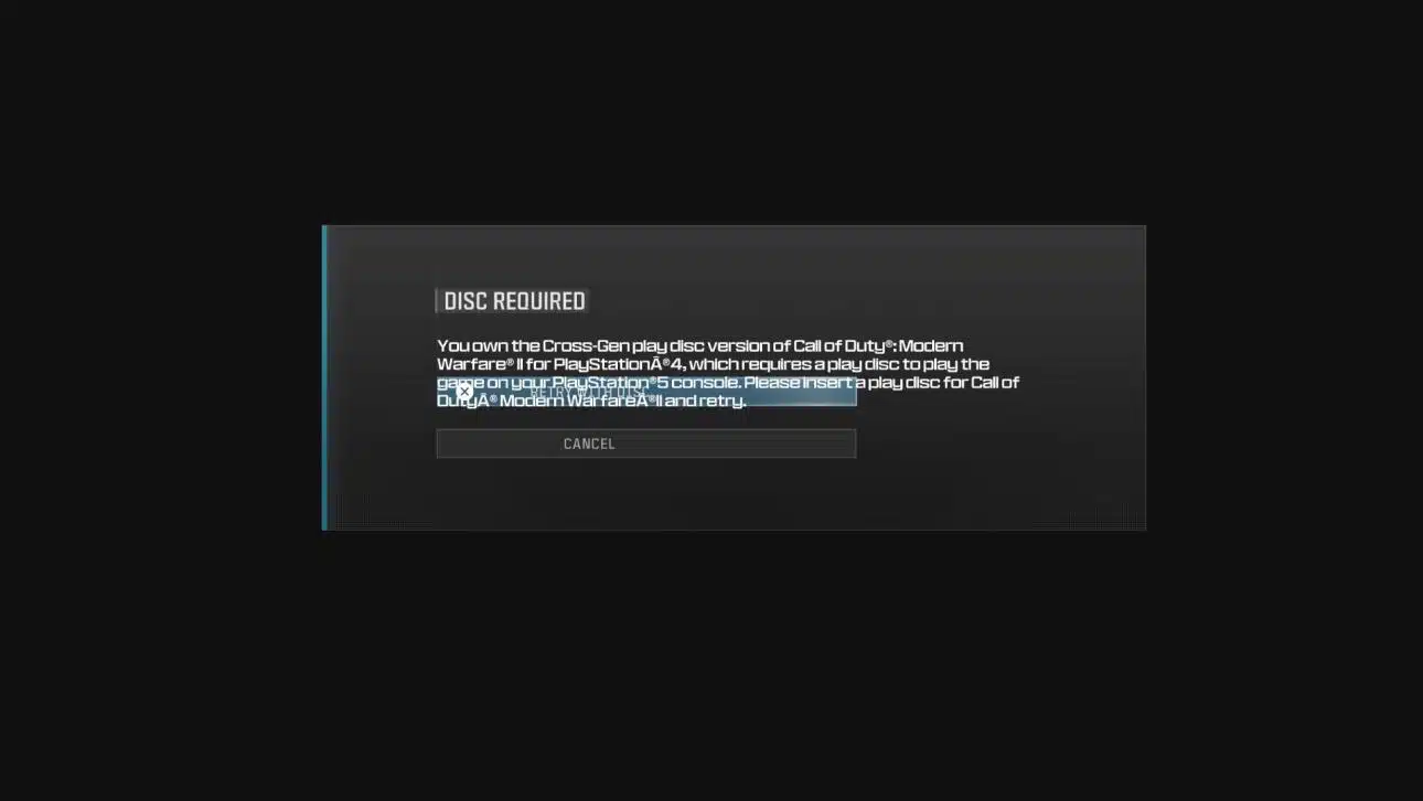 Modern Warfare 3 Campaign Early Access Disc Required Error