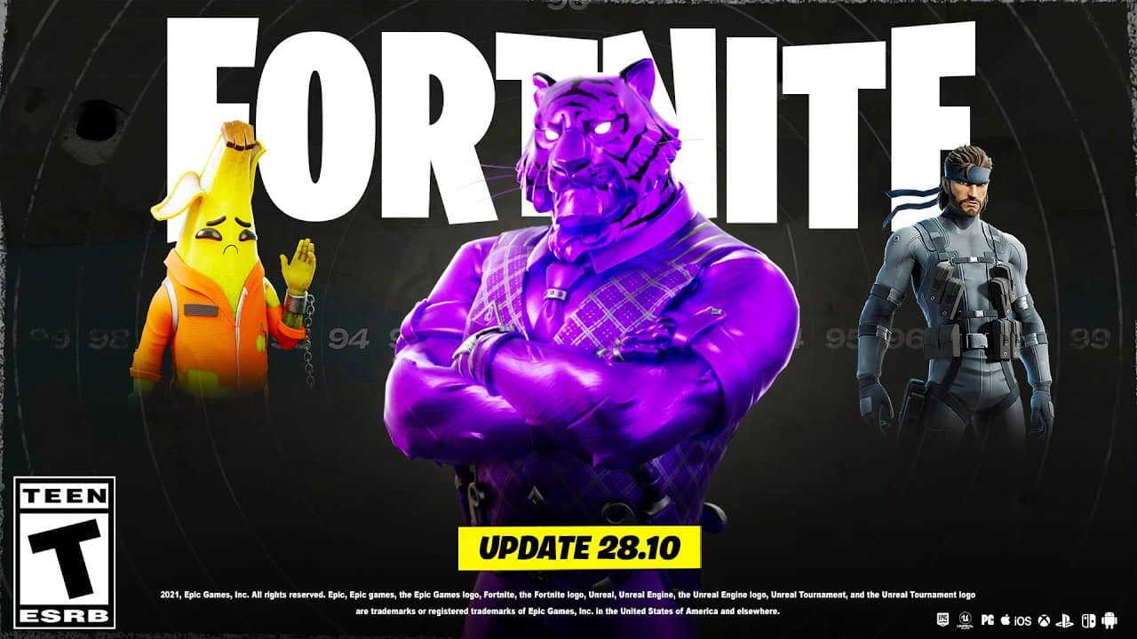 Fortnite Update 28.10 for Version 1.000.122 Out This Jan. 23; Patch