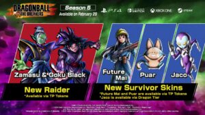 dragon ball: the breakers update 1.14