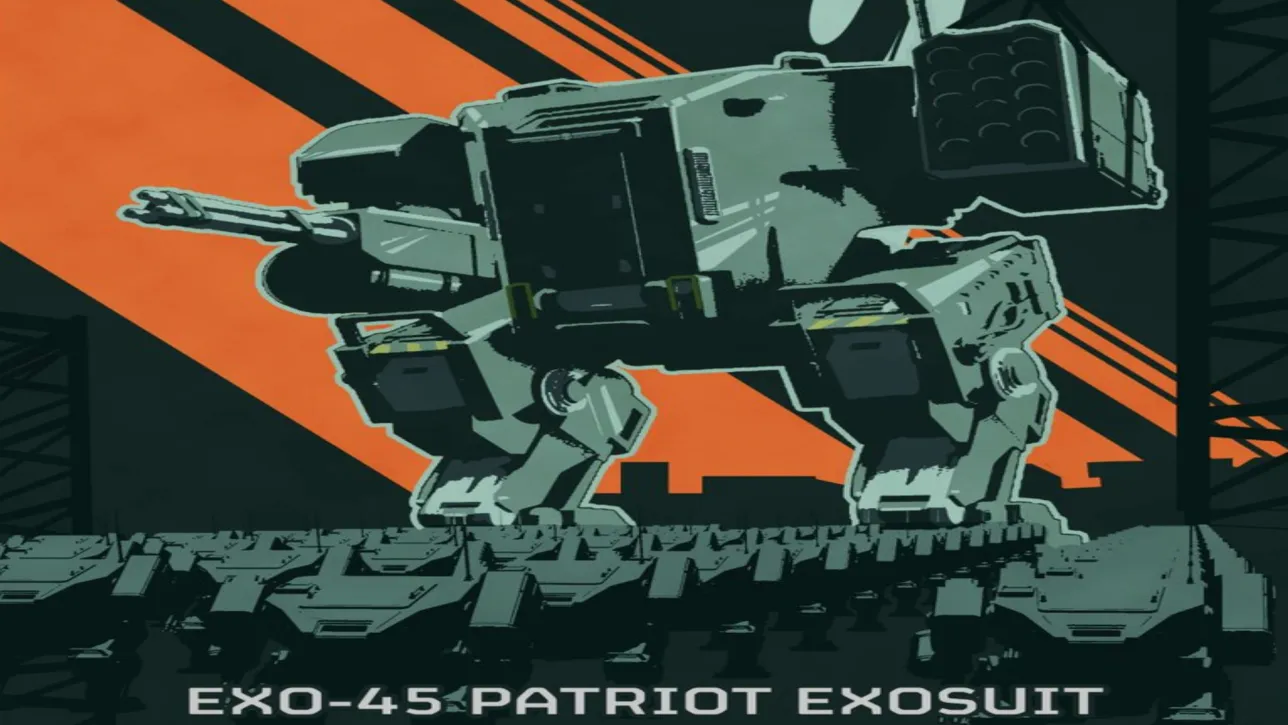 Helldivers 2 EXO-45 Patriot Mech