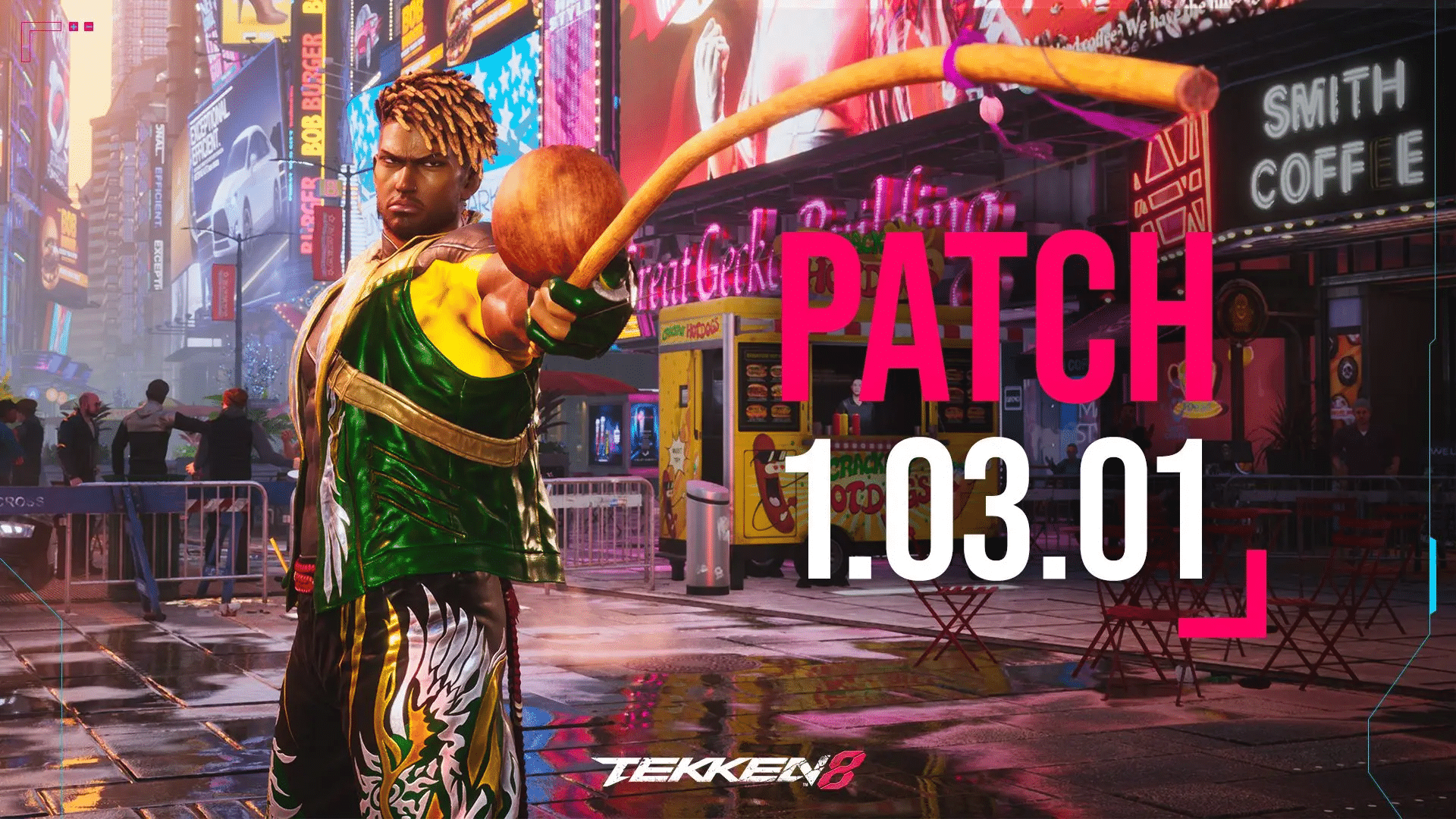 Actualización de Tekken 8 versión 1.03.01