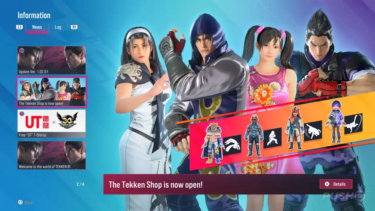 Mise à jour de la boutique Tekken 8 du 2 avril