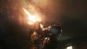 gears of war e-day chainsaw lancer