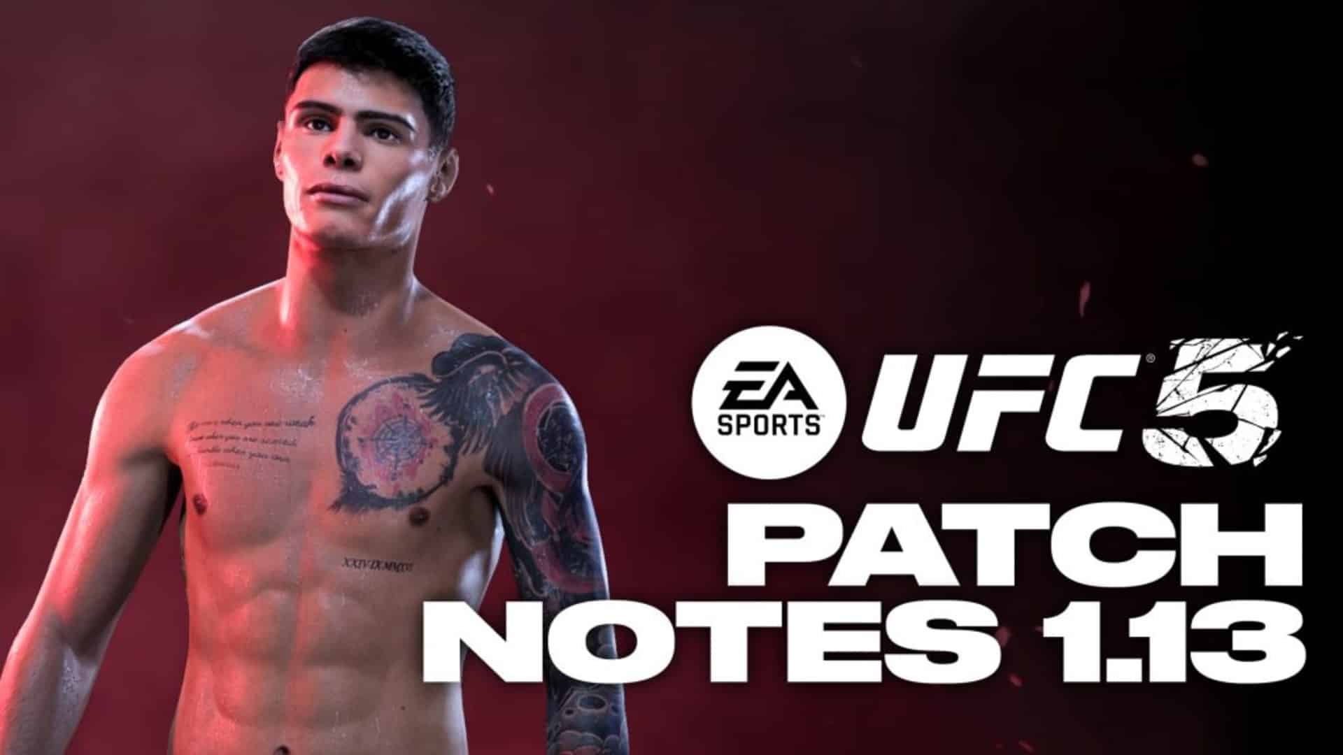 EA UFC 5 Update Version 1.013