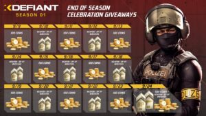 XDefiant End of Season 1 Celebration Rewards