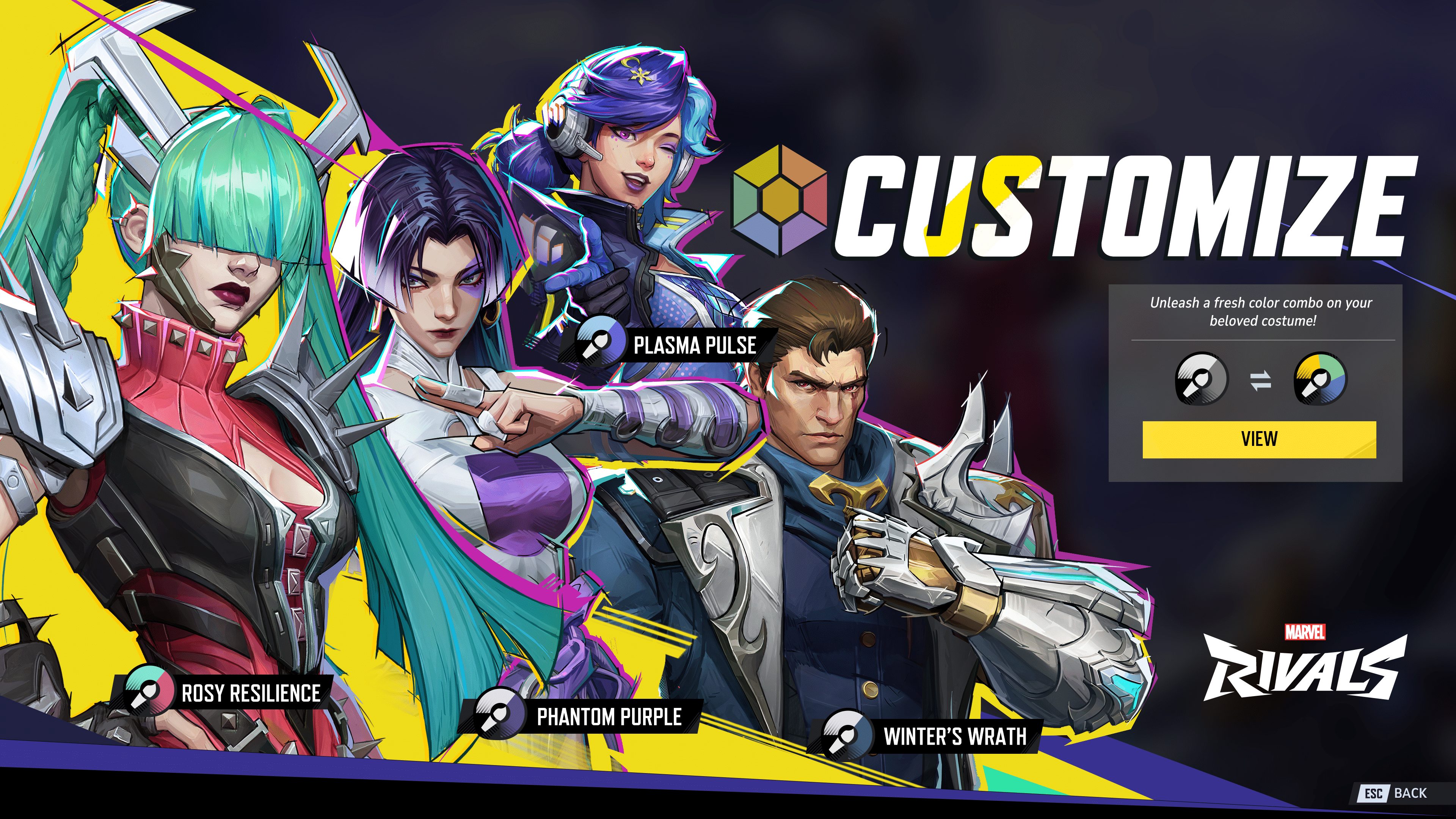 Marvel Rivals Latest Update Version 1.000.017 Lets You Recolor Outifts for a Fee