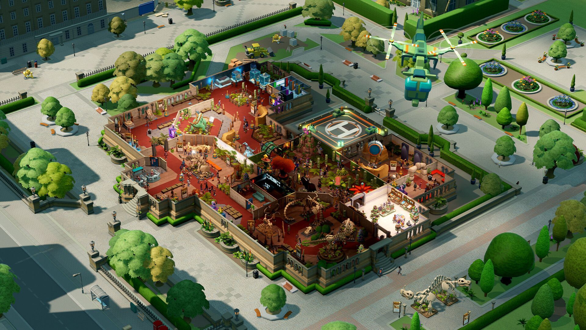 two point museum screen