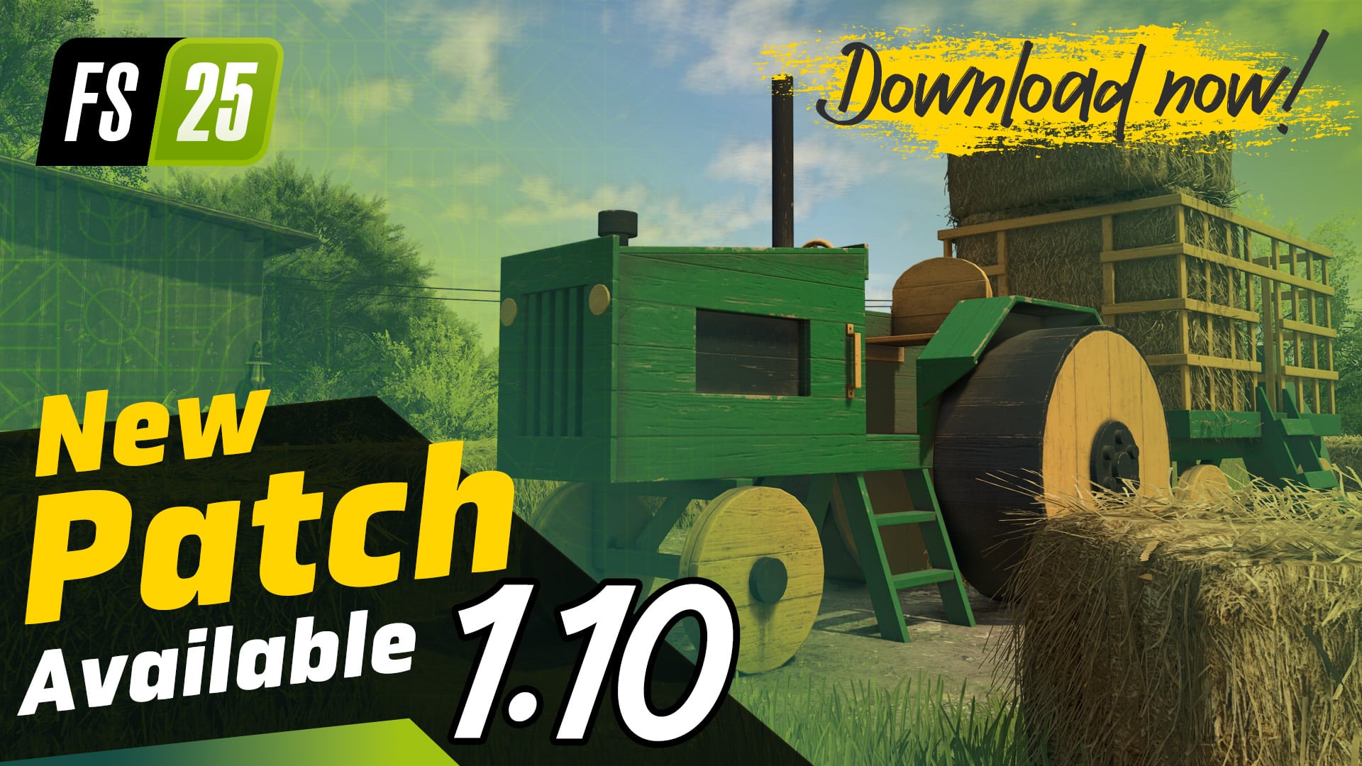 Farming Simulator 25 New Update 1.170 for Version 1.10 Adds New Vehicles, Better Foliage Alignment and a Lot More Improvements