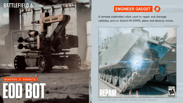Battlefield 6 EOD Bot First Official Look Shows Us What It Can Do