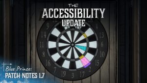 blue prince accessibility update