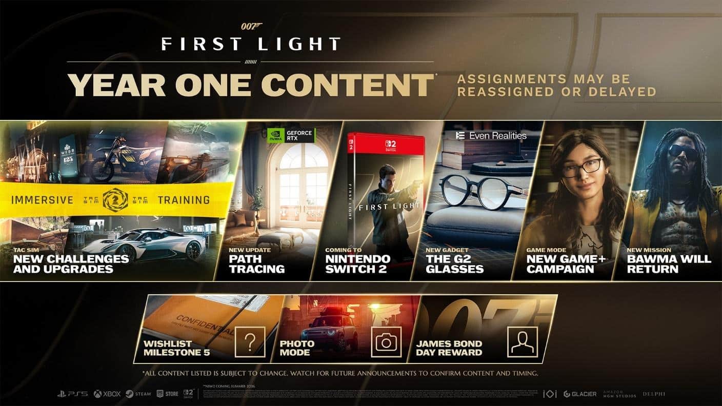007 first light roadmap