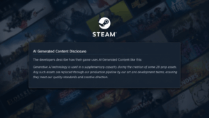 epic ceo Steam AI Disclosure