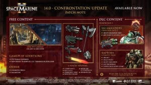Space Marine 2 Confrontation Update