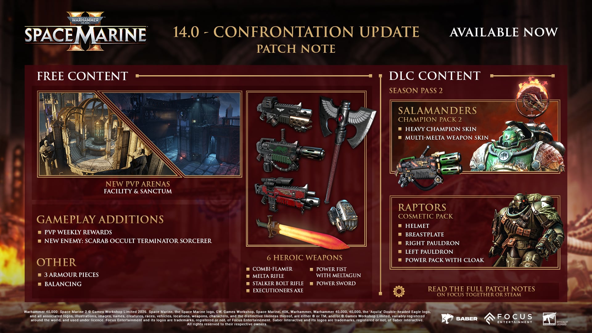 Space Marine 2 Confrontation Update