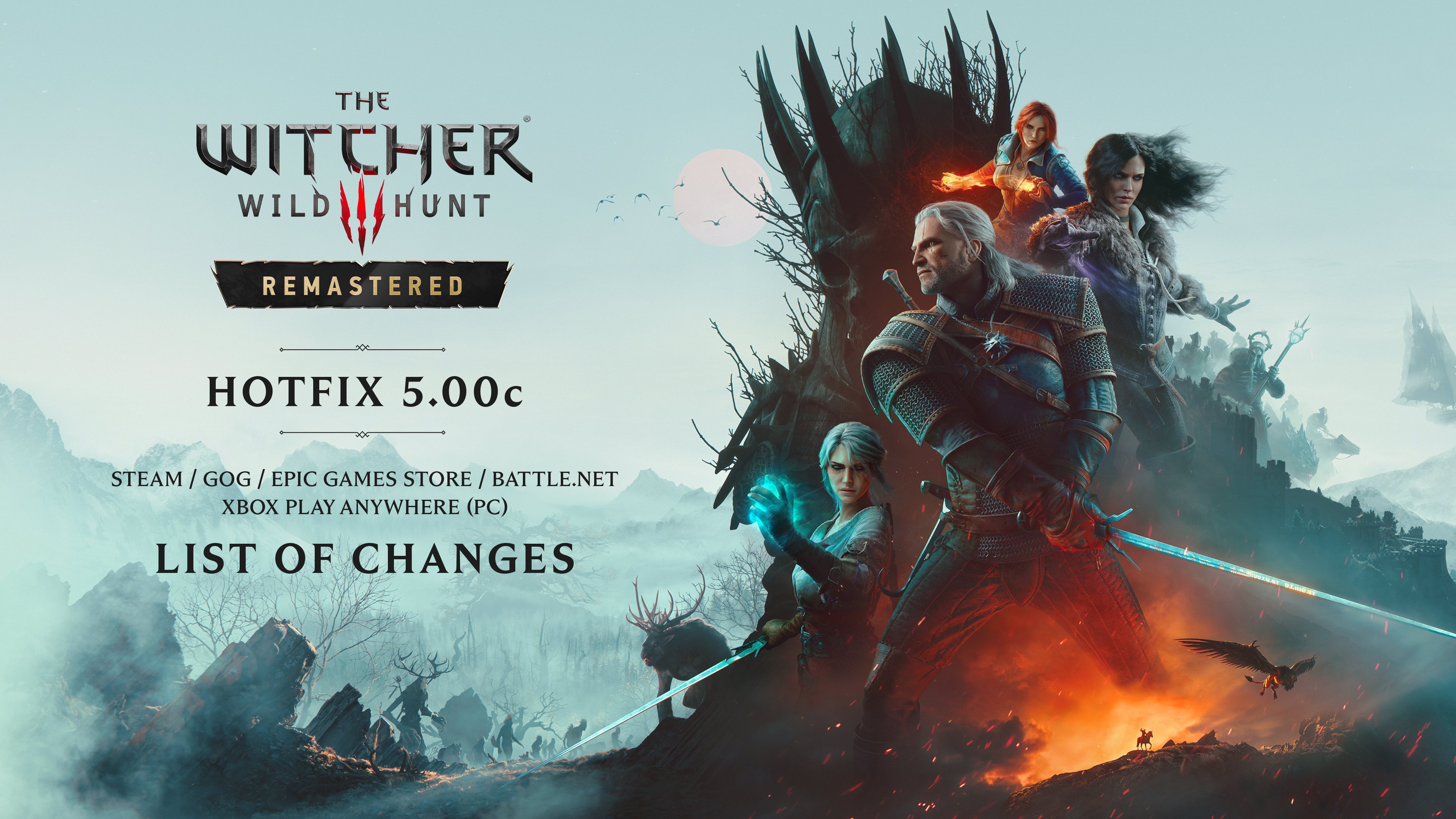 The Witcher 3 Remastered Update 5.00c