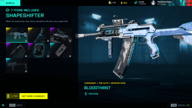 battlefield 2042 shapeshifter items