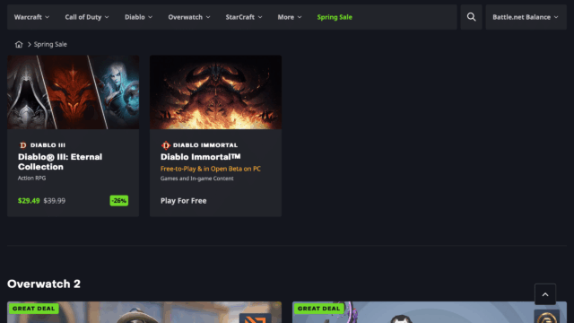 diablo 2 sale