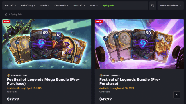 call of duty spring sale